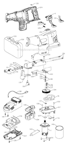 Page A Diagram and Parts List for 837 Type 2 Porter Cable Reciprocating Saw